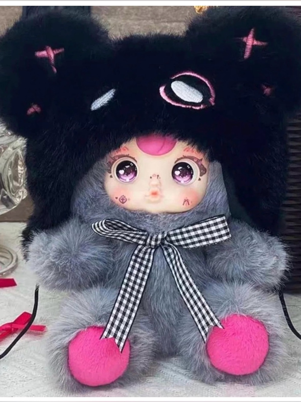 YAMSLAM Yumi Mido Bear Club Blind Box Vinyl Plush Doll Mystery Figure - Picture 4 of 8